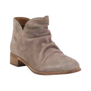 DIBA TRUE Taupe Suede Suede Rose Mera Booties